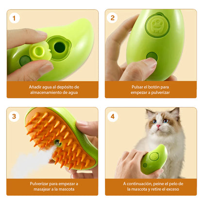 CEPILLO DE VAPOR PARA MASCOTAS